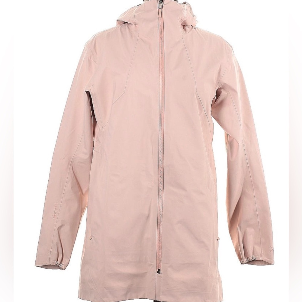 Arc’teryx Women’s Pink Codetta Cinch Rain Coat Large